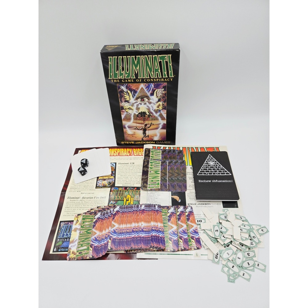 Steve Jackson Games Illuminati The Game of Conspiracy Card Game 1999 Edition